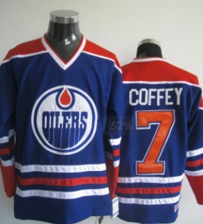 Men's Edmonton Oilers #7 Paul Coffey Royal Blue CCM Jersey
